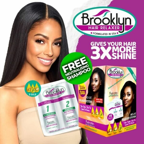 Défrisant Brooklyn au Beurre de Karité et Huile d'olive