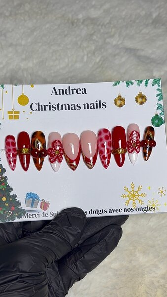 Ongles de Noël élégants