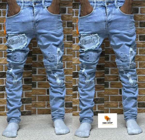 Jean slim décontracté homme