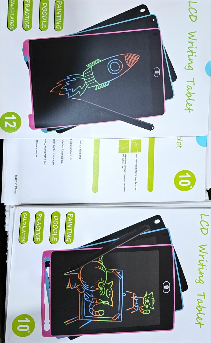 Kids Writing Tablet 10 and 12 Inches