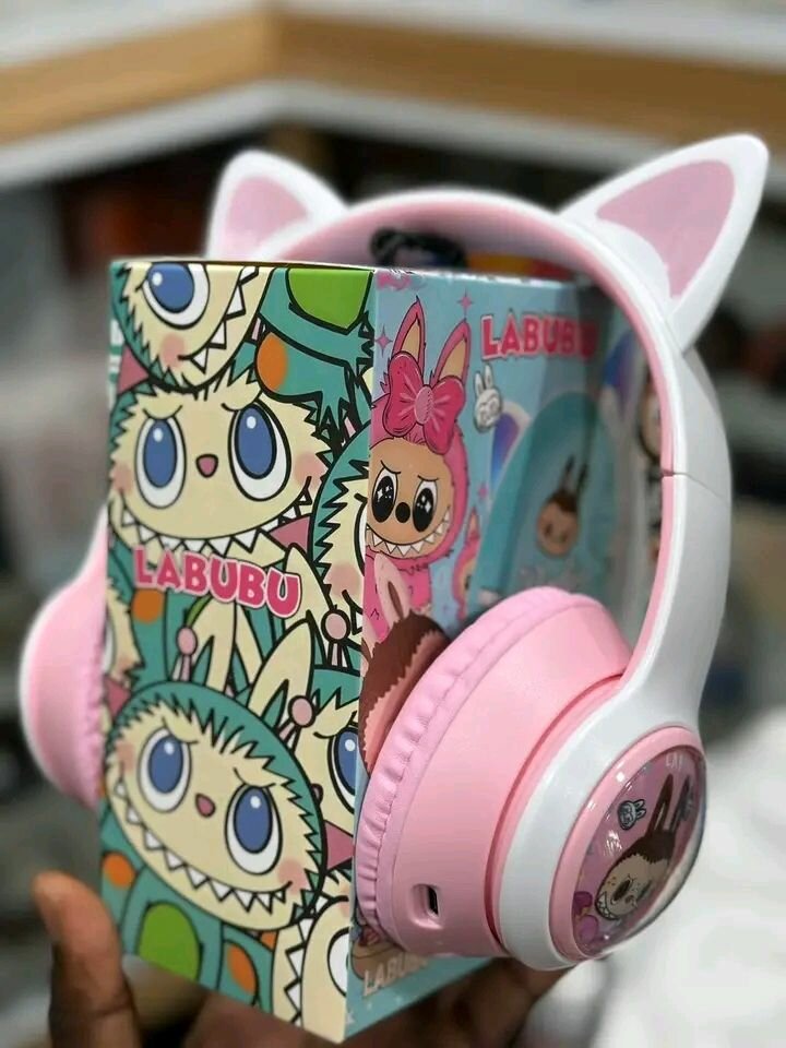 Casque enfant oreilles chat