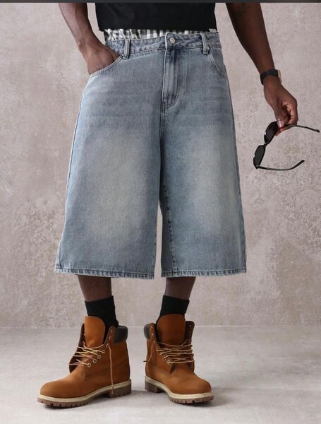 Culottes en jean unisexes