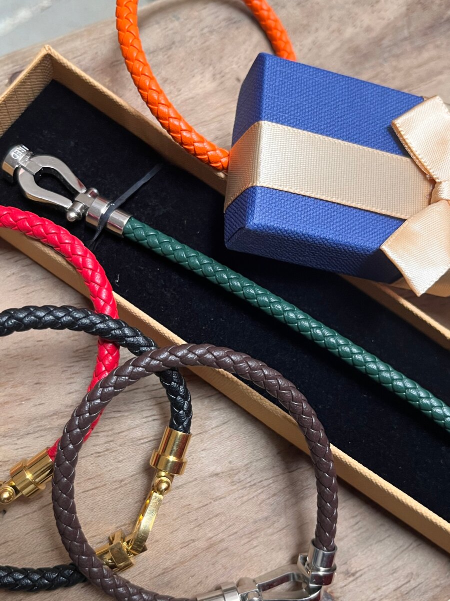 Bracelet Fred en cuir