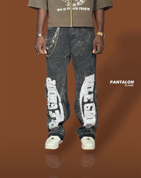 Jeans Flare Streetwear Homme