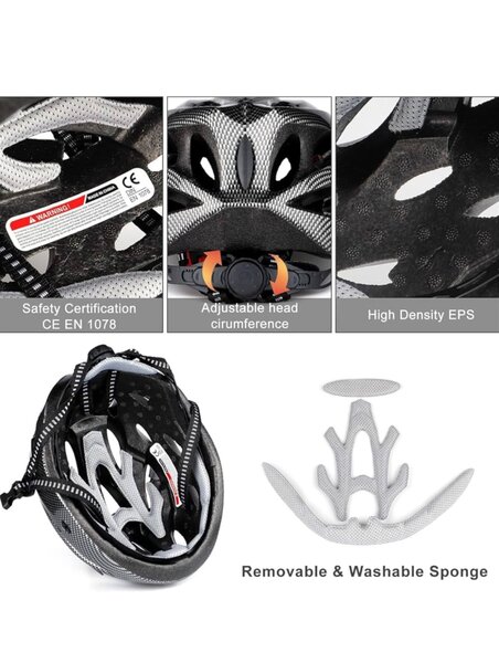 RaMokey Cycle Helmet, Lightweight Bicycle Helmet