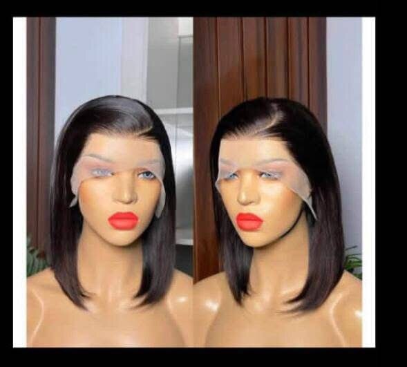 Perruque bob en dentelle