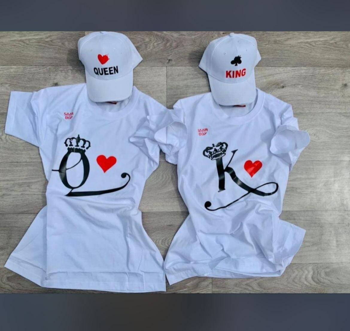 Ensemble T-shirt et Casquette Couple