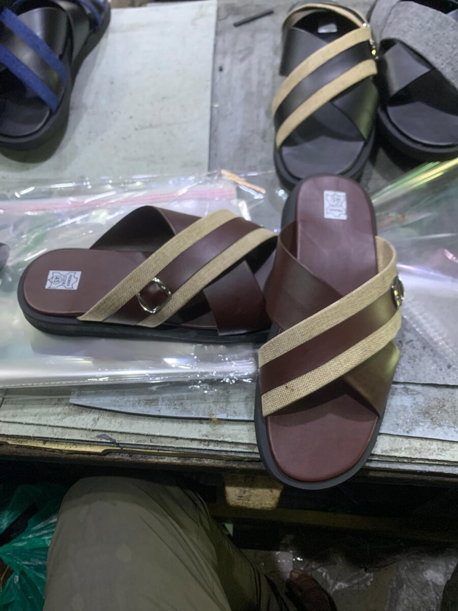 Sandales en cuir pour hommes