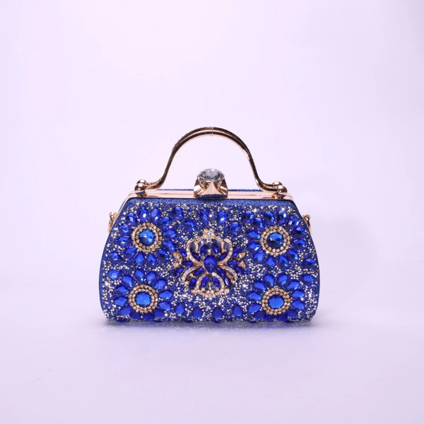 Sac à main soirée strass rouge