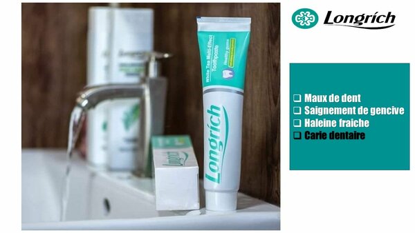 Dentifrice Longrich effet frais