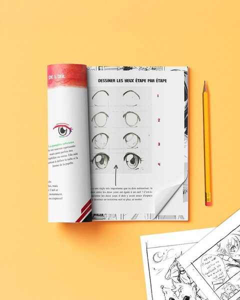 Manuel débutant dessin Manga