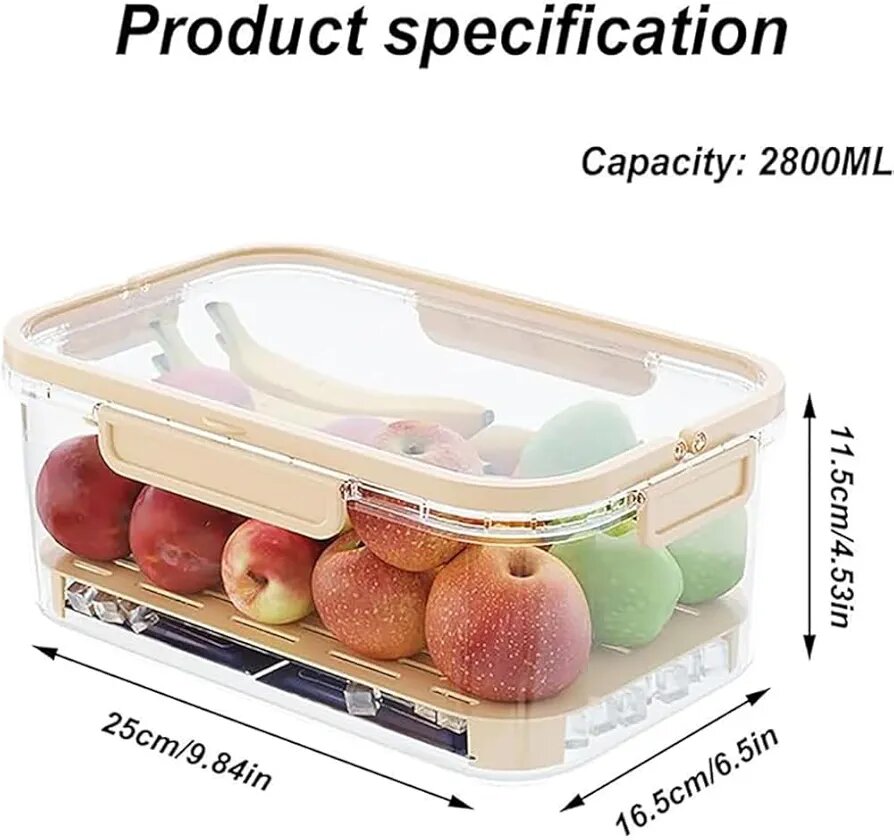 Picnic and fridge atorage bowls