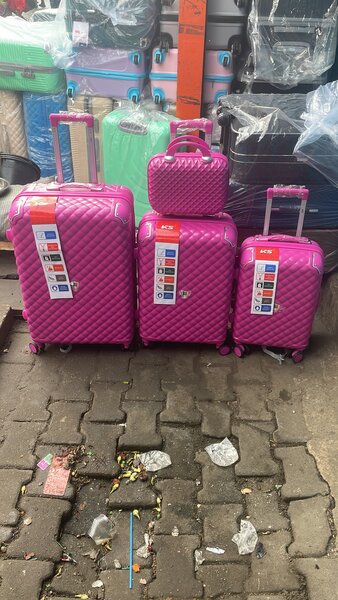 Set de Valises à Roulettes Rose