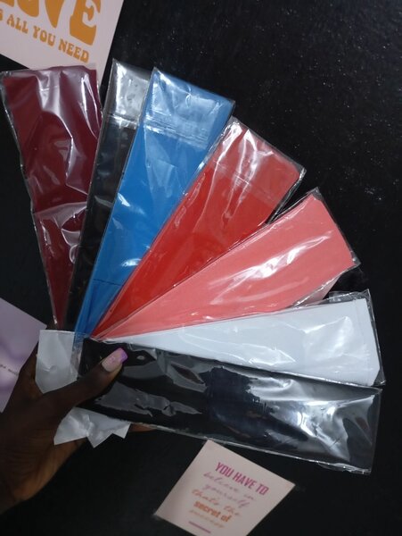 Bandeaux colorés en satin