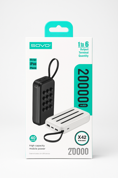 SOVO Batterie Externe 20000mAh