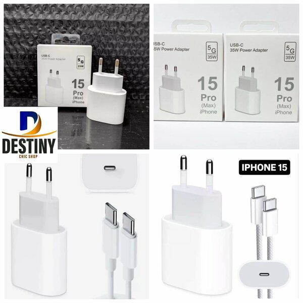 Chargeur Rapide iPhone 15 Pro