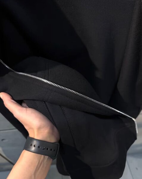 Veste zippée noire JEYSPORT