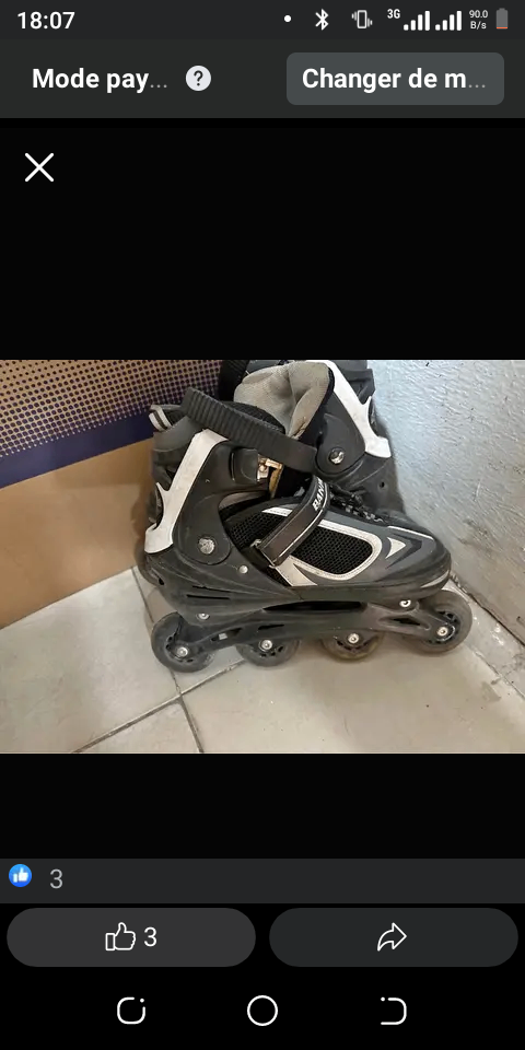 Patins à roulettes en ligne