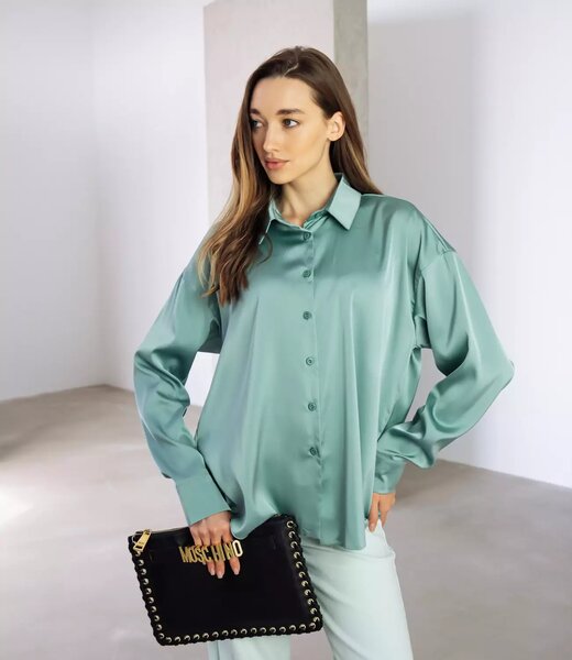 Сатиновая блузка