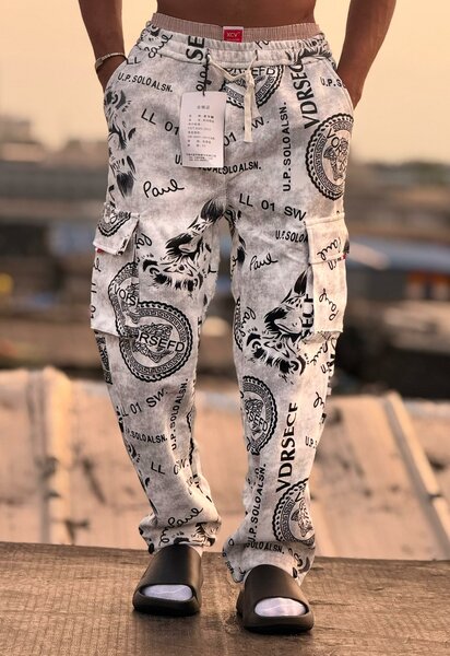 Jogging cargo imprimé homme