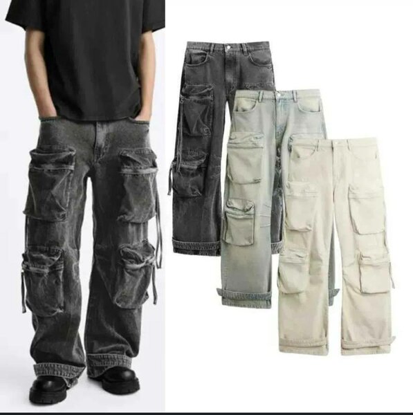 Jeans cargo homme tendance