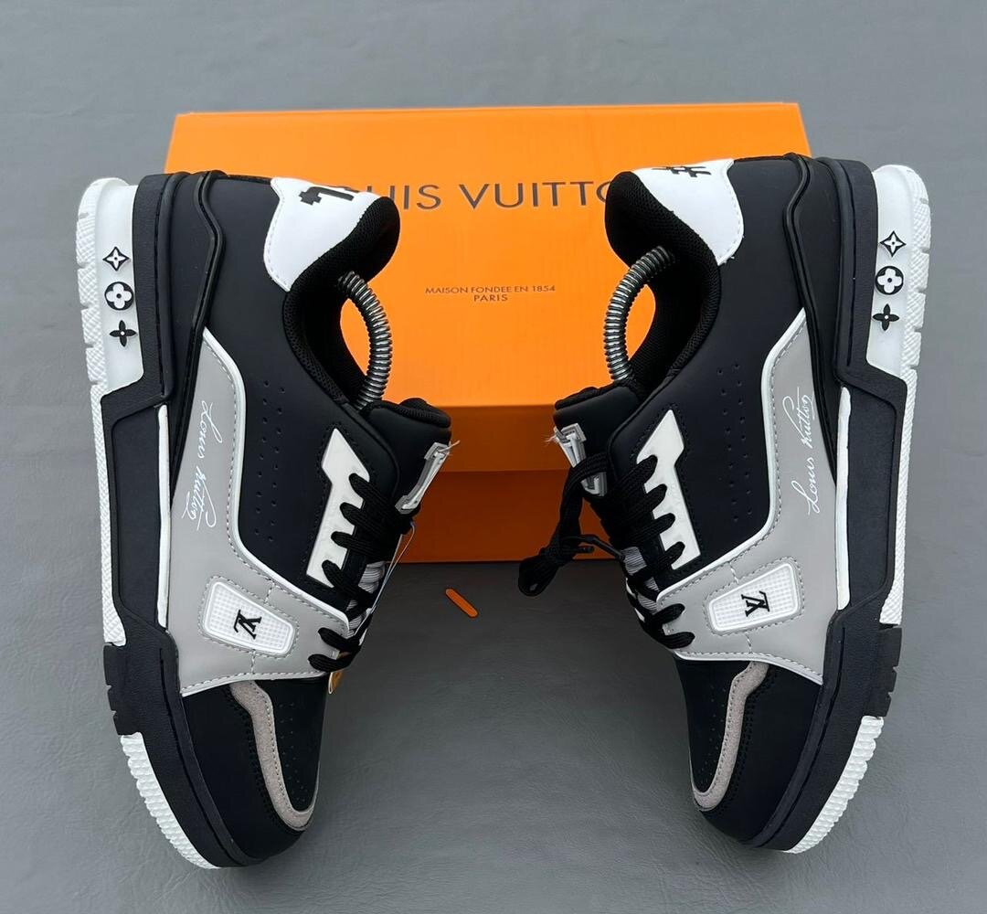 Baskets Louis Vuitton Homme Noir