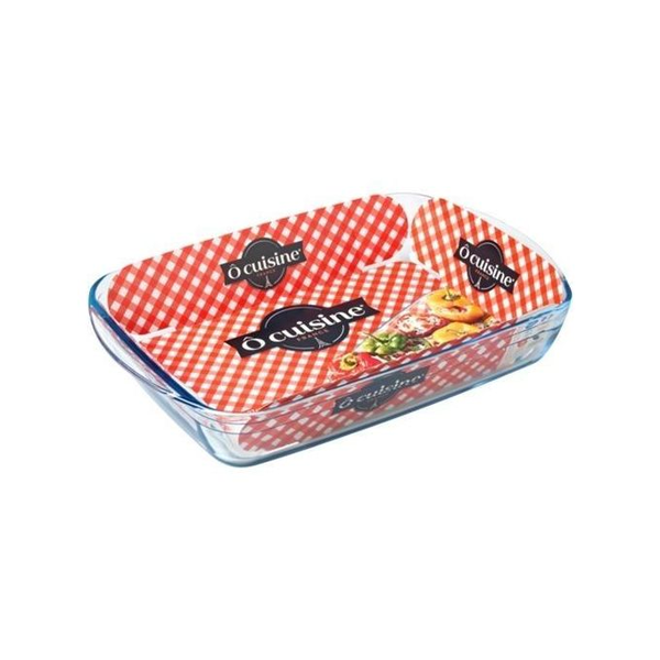 Plat à Four Rectangulaire - Extra Résistant En Verre 35 × 22cm