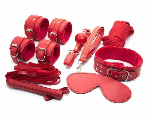Set de bondage rouge