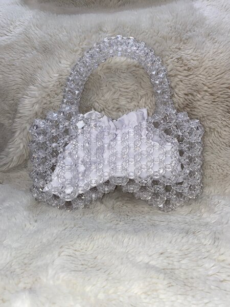 Sac à main perles cristal