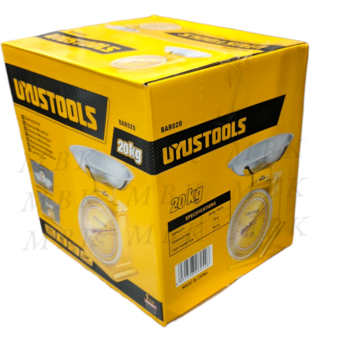 Balance mécanique 20kg Vyustools