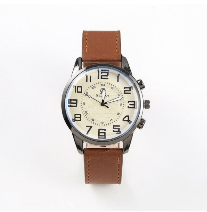 Montre Classique Élégante Homme