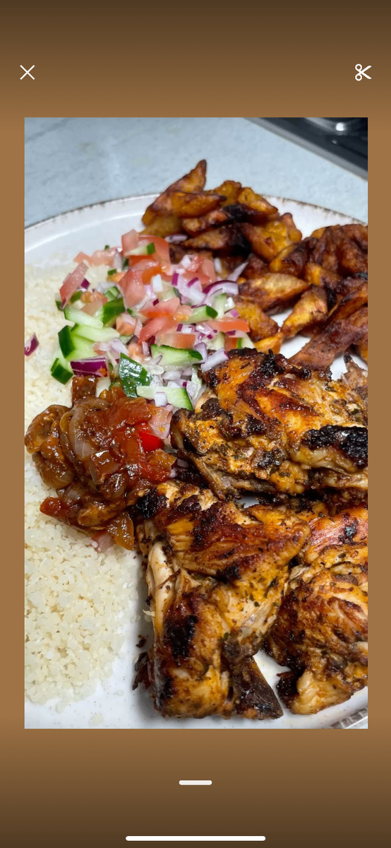 Poulet Grillé braisé/ croupion