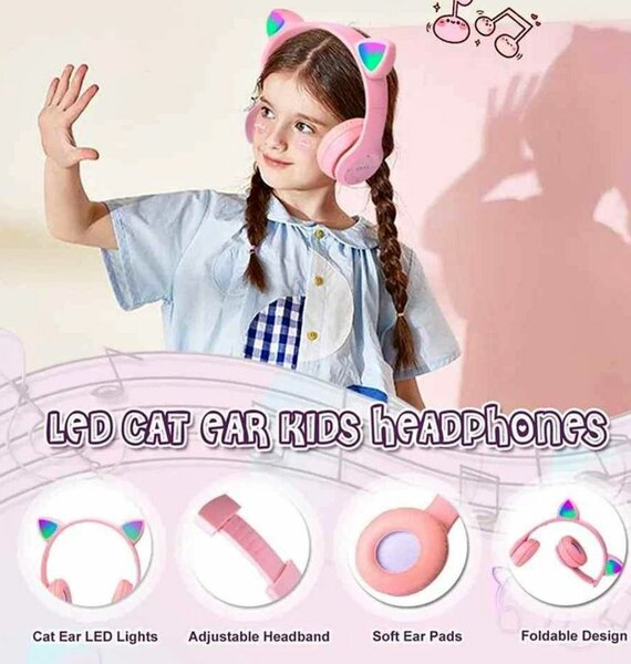 Casque Enfant p47m prend Mémoire - Casque Bluetooth Enfant