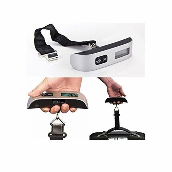 Balance électronique - Portable Jusqu’a 50 Kg - Gris/Noir