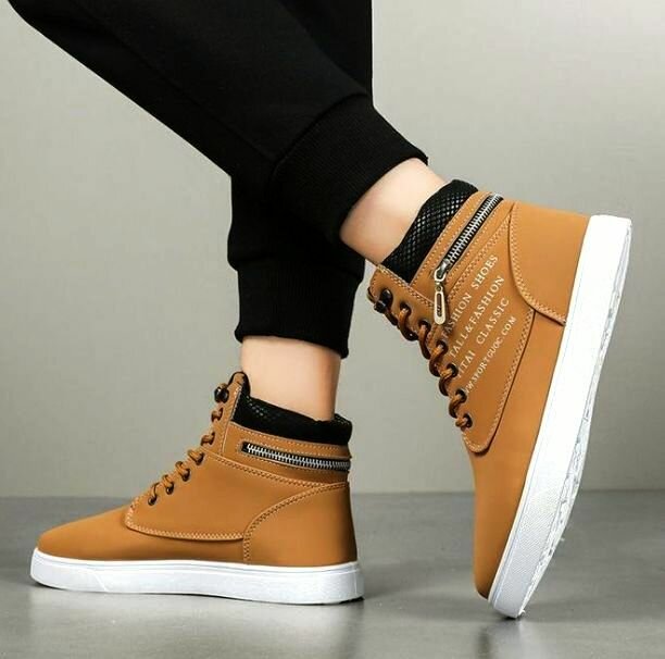 Chaussures montantes marron