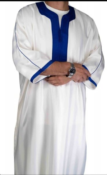 Boubou marocain blanc original