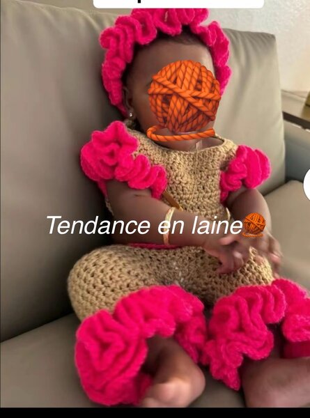 Robe crochet pour enfant