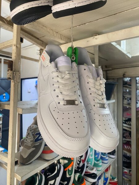 Baskets blanches en cuir