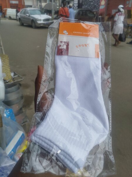 Chaussettes de sport blanches