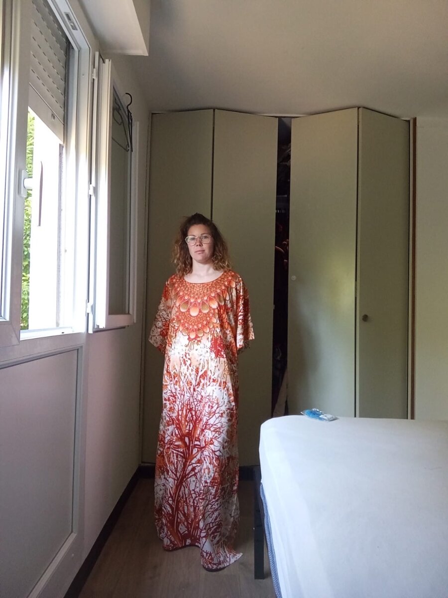 Robe longue ethnique femme