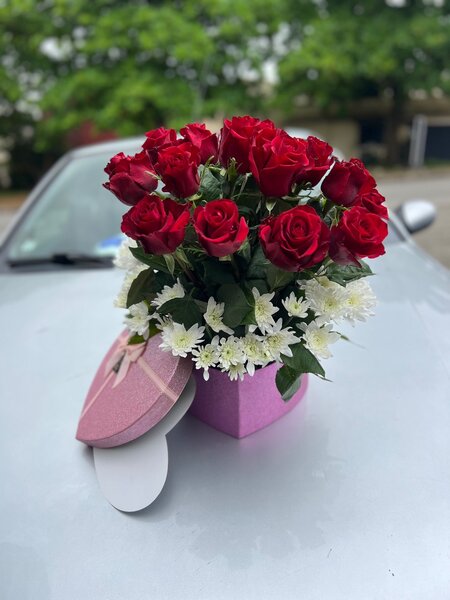 Bouquet de roses pour annivers