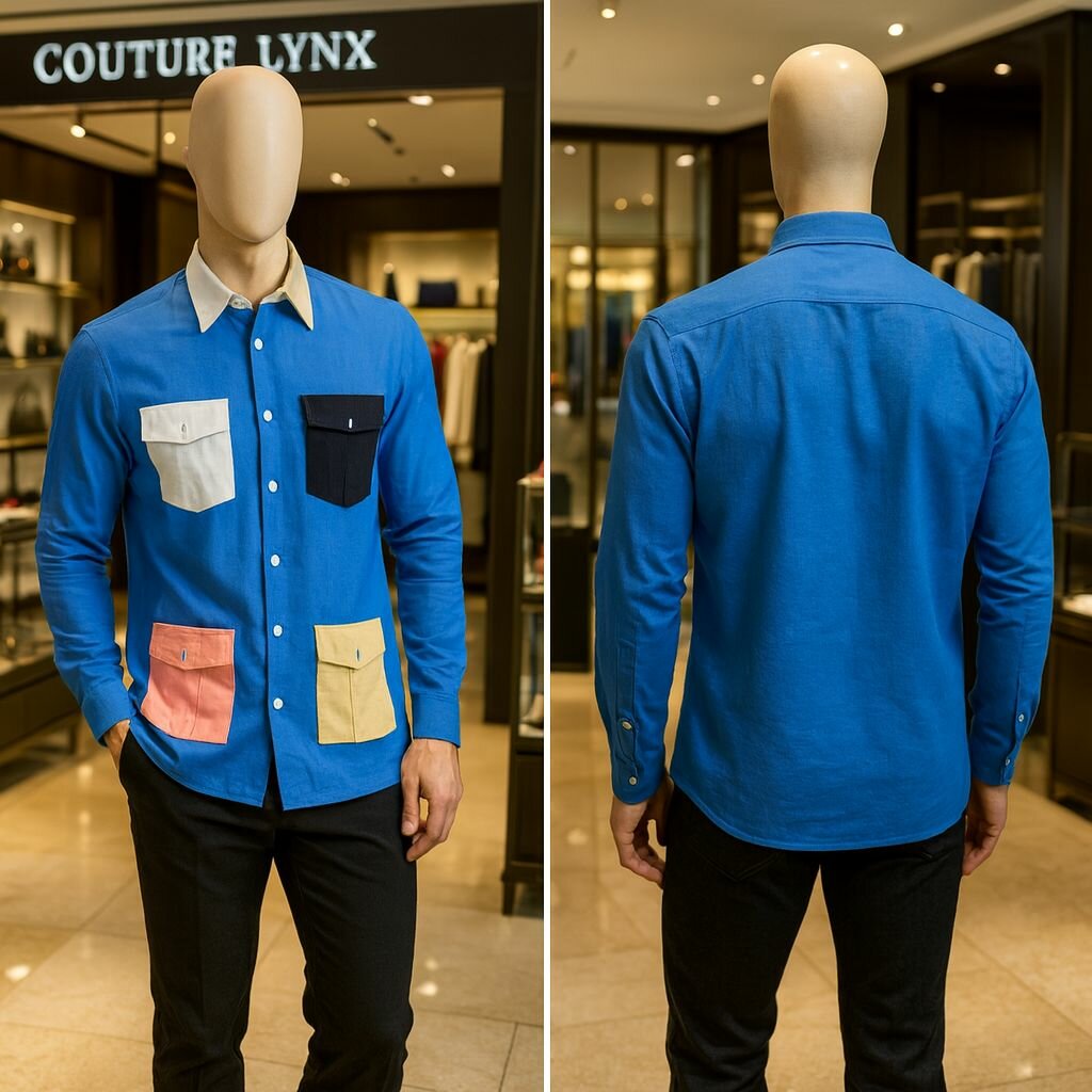 Chemise colorée Couture Lynx