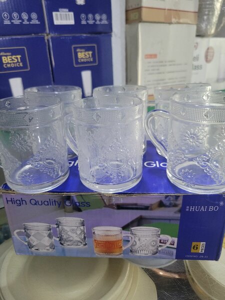 Tasses à café en verre HUAI BO