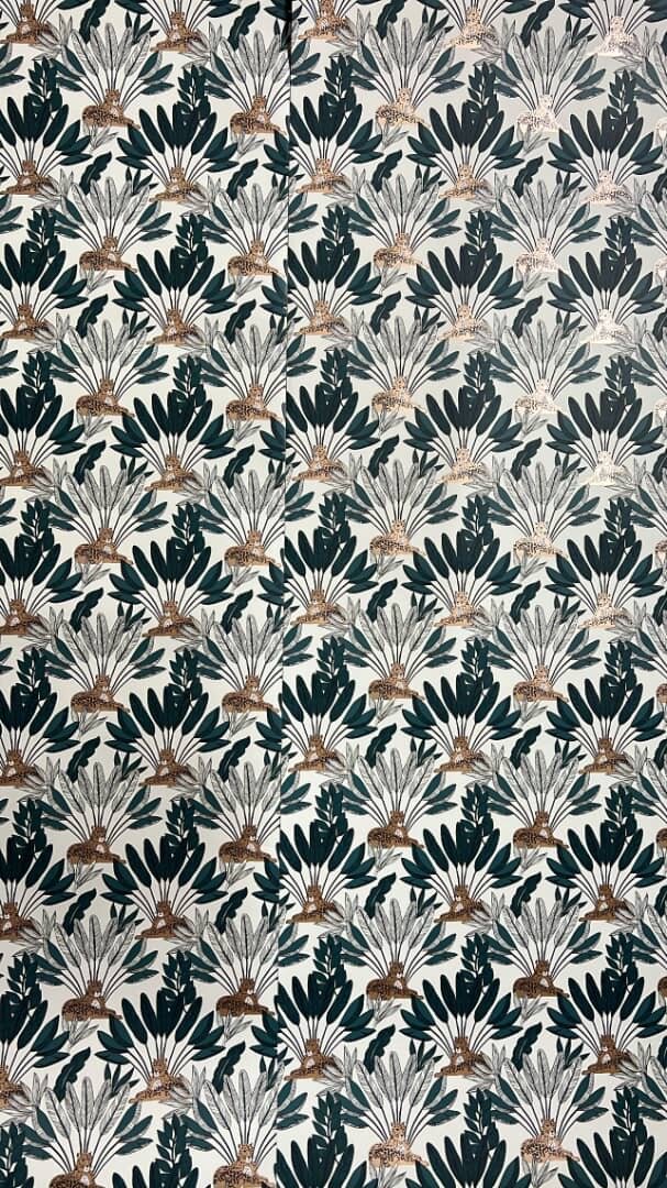 Papier peint tropical élégant