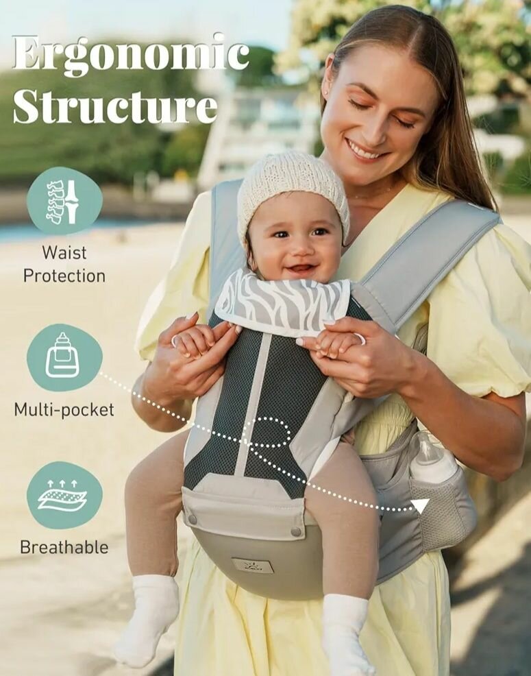 Porte-bébé Ergonomique Confort