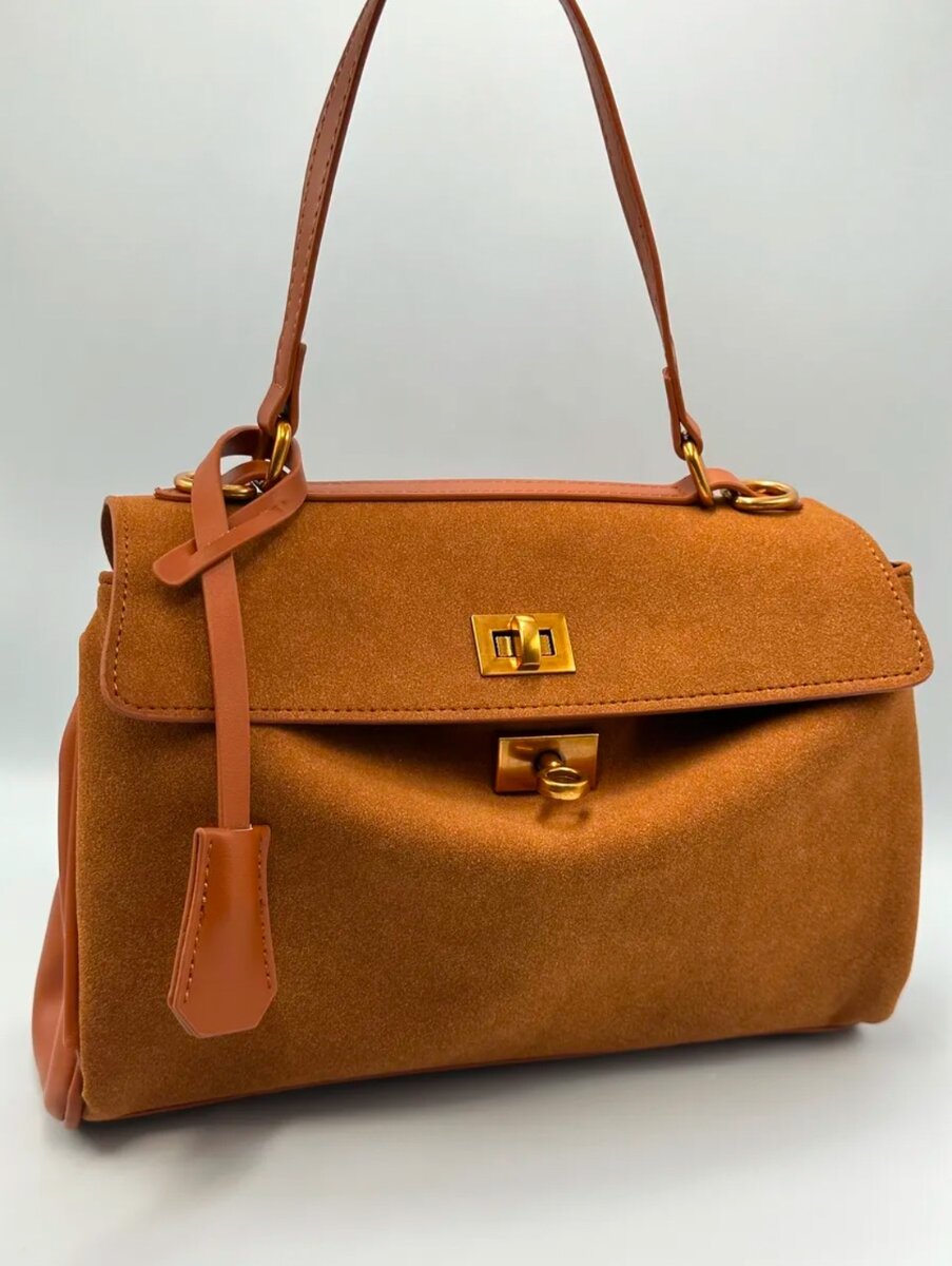 Женские сумка замшевый