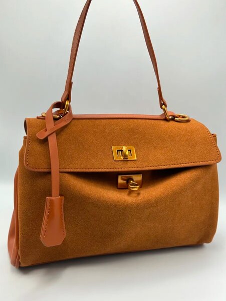 Женские сумка замшевый