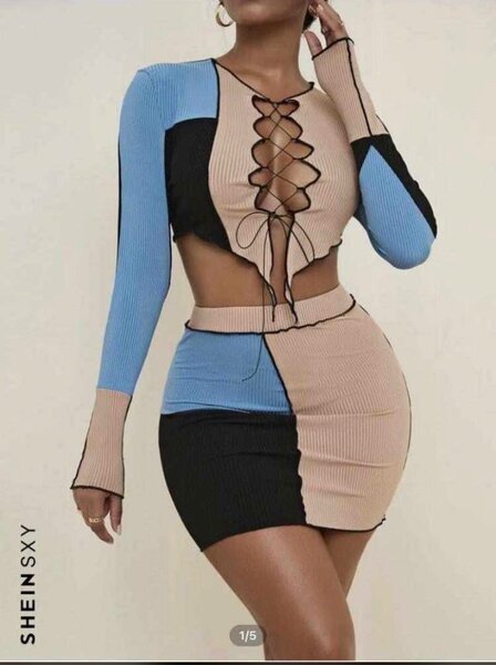 Ensemble jupe et haut sauter