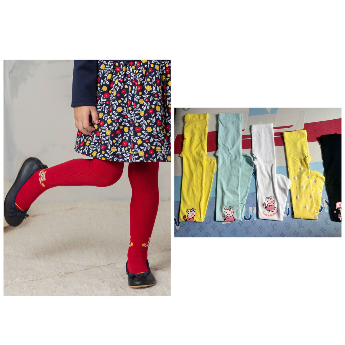 Collants enfant originaux et colorés