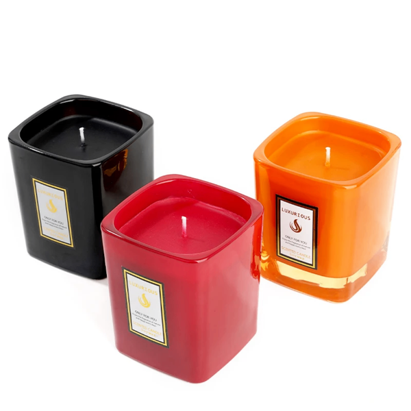 3 Pièces de bougie parfumée décorative anti odeur